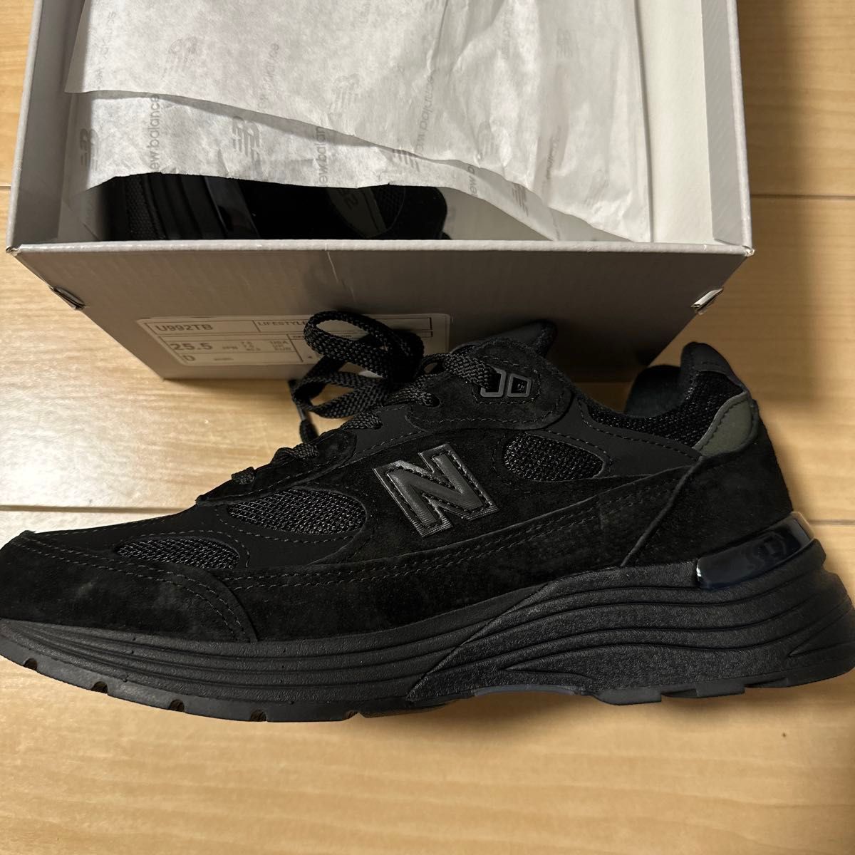 New Balance U992TB 25 5cm トリプルブラック ニューバランス New Balance U992TB 25 5cm トリプルブラック ニューバランス