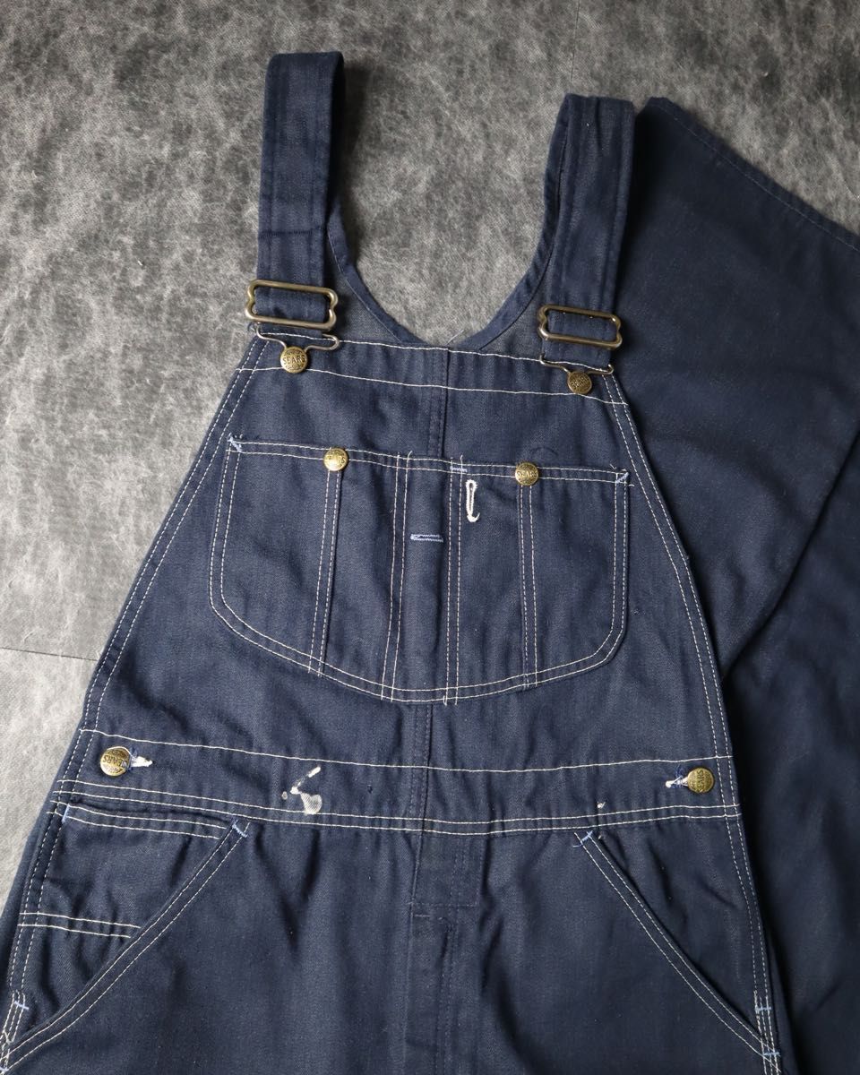 70s SEARS シアーズ ワイド ルーズ デニム オーバーオール 70s SEARS シアーズ ワイド ルーズ デニム オーバーオール