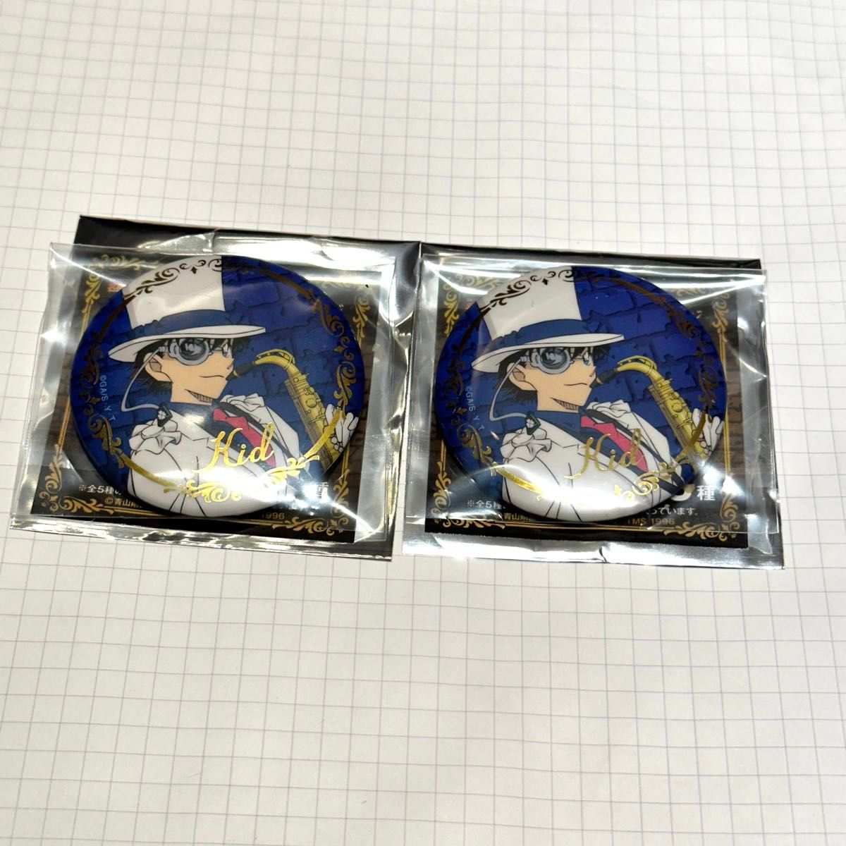怪盗キッド 缶バッジ コナンスペシャルコンサート2025 2点 怪盗キッド 缶バッジ コナンスペシャルコンサート2025 2点