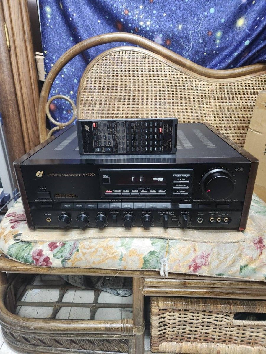 新品同様超美品 フルレストア山水高級オーディオアンプAU-V7000& 新品同様超美品 フルレストア山水高級オーディオアンプAU-V7000&