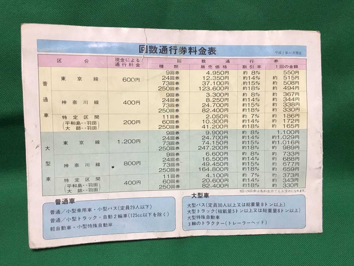 首都高速道路公団案内　5号池袋線開通　1990年　寸葉　古地図_画像2