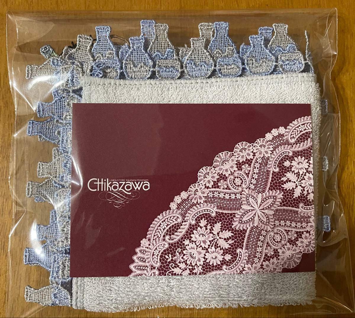 近沢レース シーズンタオルハンカチ お酒 グレー 新品未使用 近沢レース シーズンタオルハンカチ お酒 グレー 新品未使用