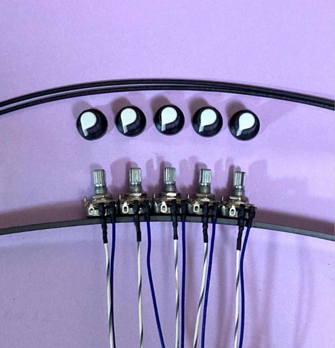 パチンコ/パチスロ実機用抵抗入無段階ボリューム調整器1kΩ5個set パチンコ/パチスロ実機用抵抗入無段階ボリューム調整器1kΩ5個set