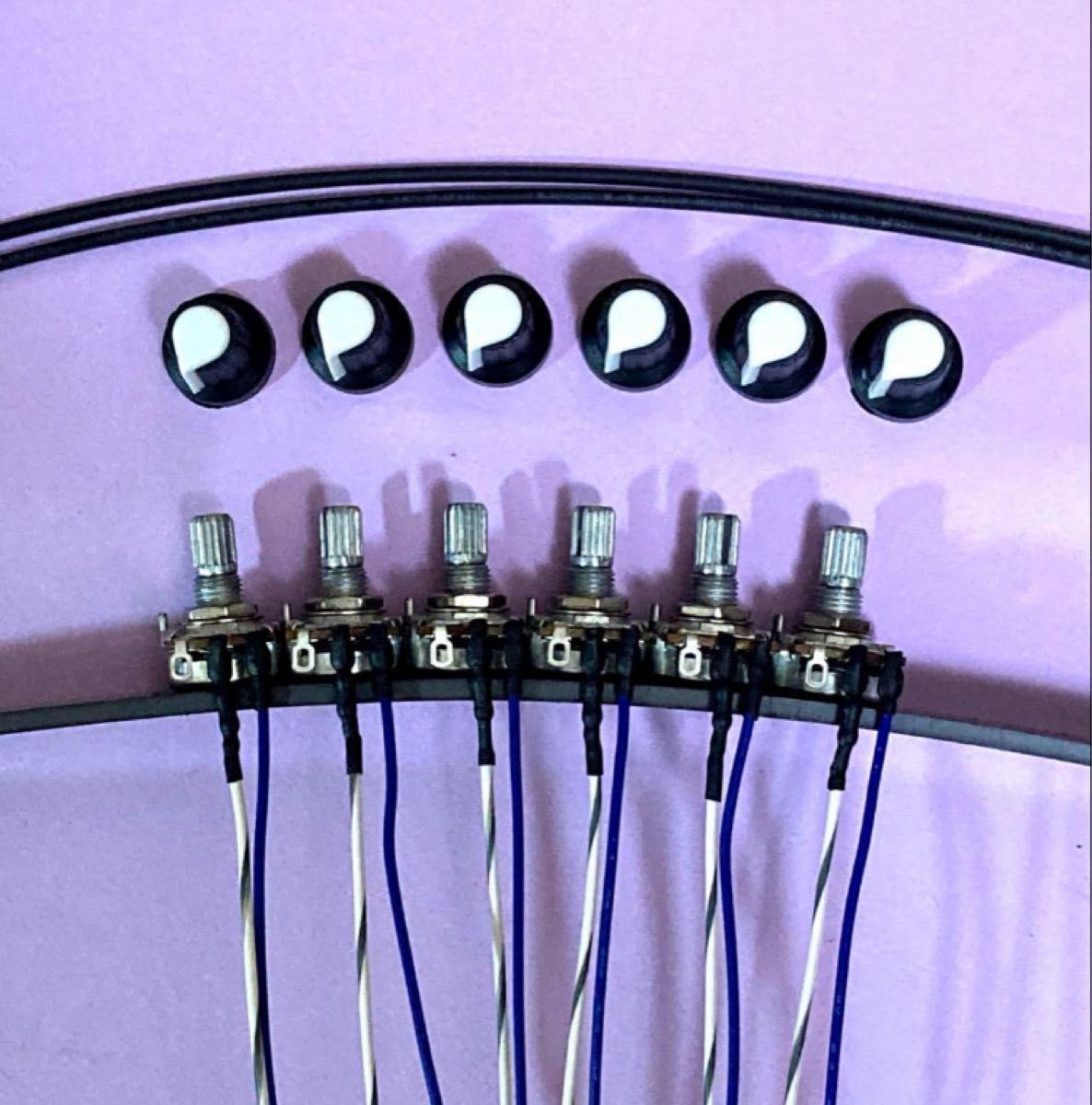 パチスロ/パチンコ実機用抵抗入無段階ボリューム調整器1kΩ6個set パチスロ/パチンコ実機用抵抗入無段階ボリューム調整器1kΩ6個set