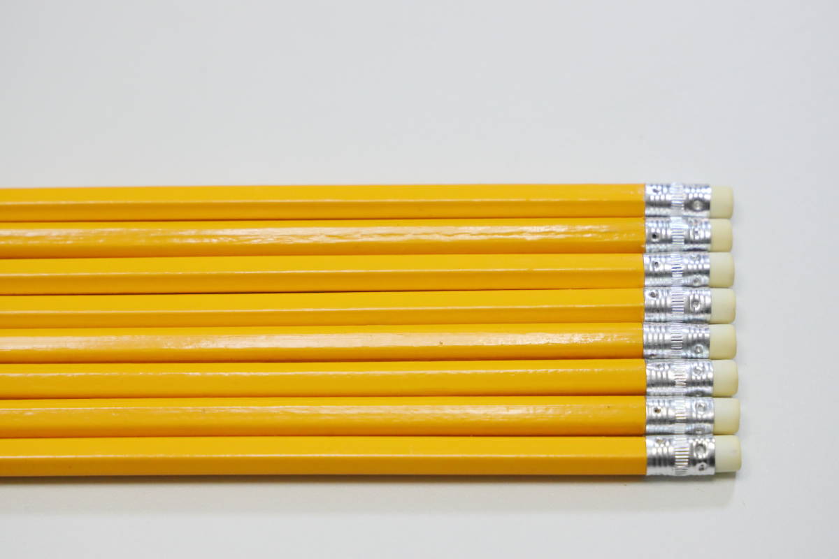 消しゴム付き鉛筆 8本 安心の定価販売