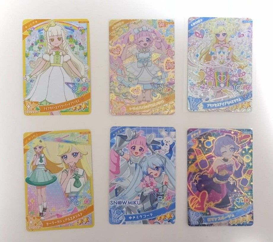 ひみつのアイプリ アイプリ カード 星4 レアカード 6枚セット ひみつのアイプリ アイプリ カード 星4 レアカード 6枚セット