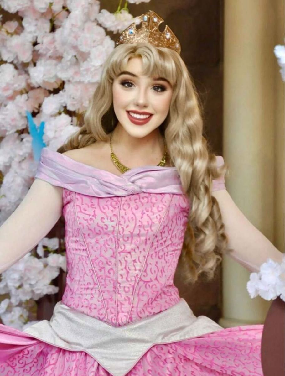 眠れる森の美女 オーロラ姫 コスプレ ウィッグ ディズニー 眠れる森の美女 オーロラ姫 コスプレ ウィッグ ディズニー