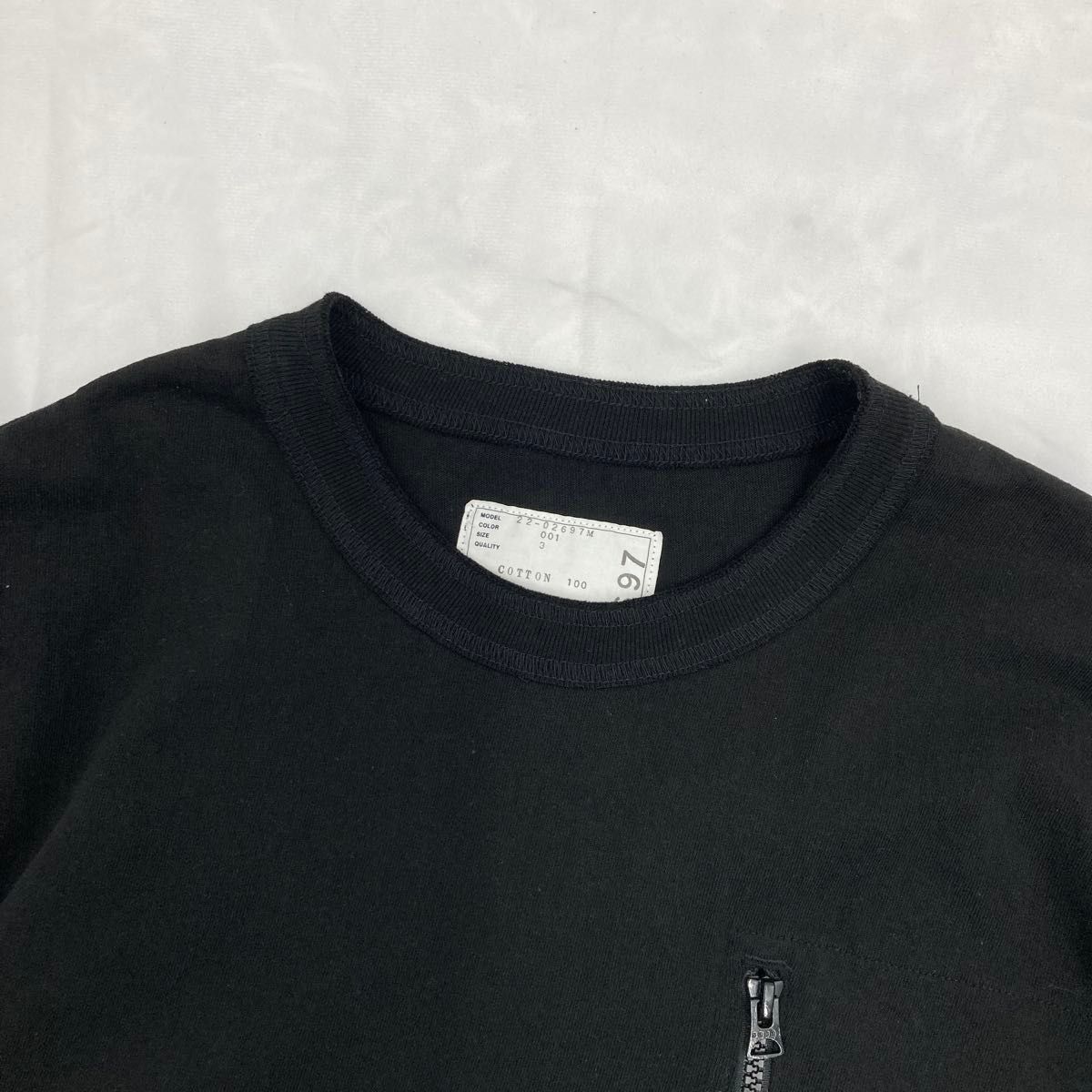 人気デザイン】SACAI サカイ ペイズリー バンダナ柄 ジップ T 人気デザイン】SACAI サカイ ペイズリー バンダナ柄 ジップ T