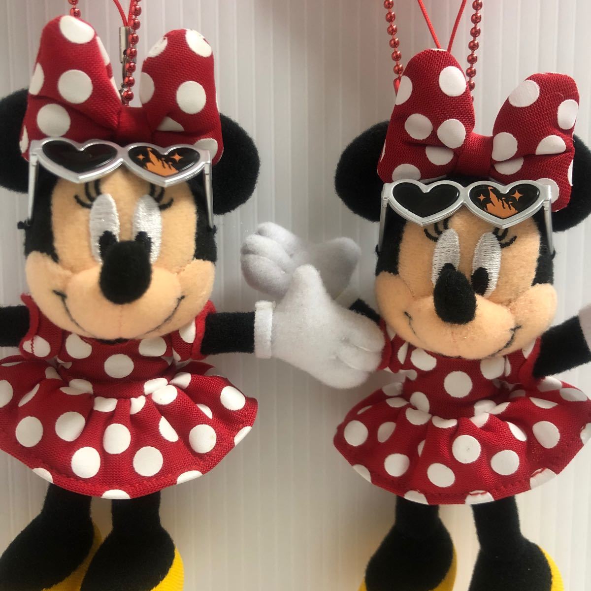 ディズニー ミニー ぬいぐるみストラップ - ストラップ