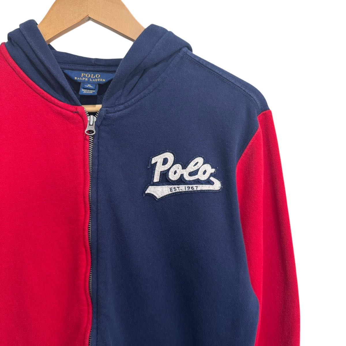 POLO RALPH LAUREN ポロラルフローレン ジップパーカー XL 刺繍 POLO RALPH LAUREN ポロラルフローレン ジップパーカー XL 刺繍