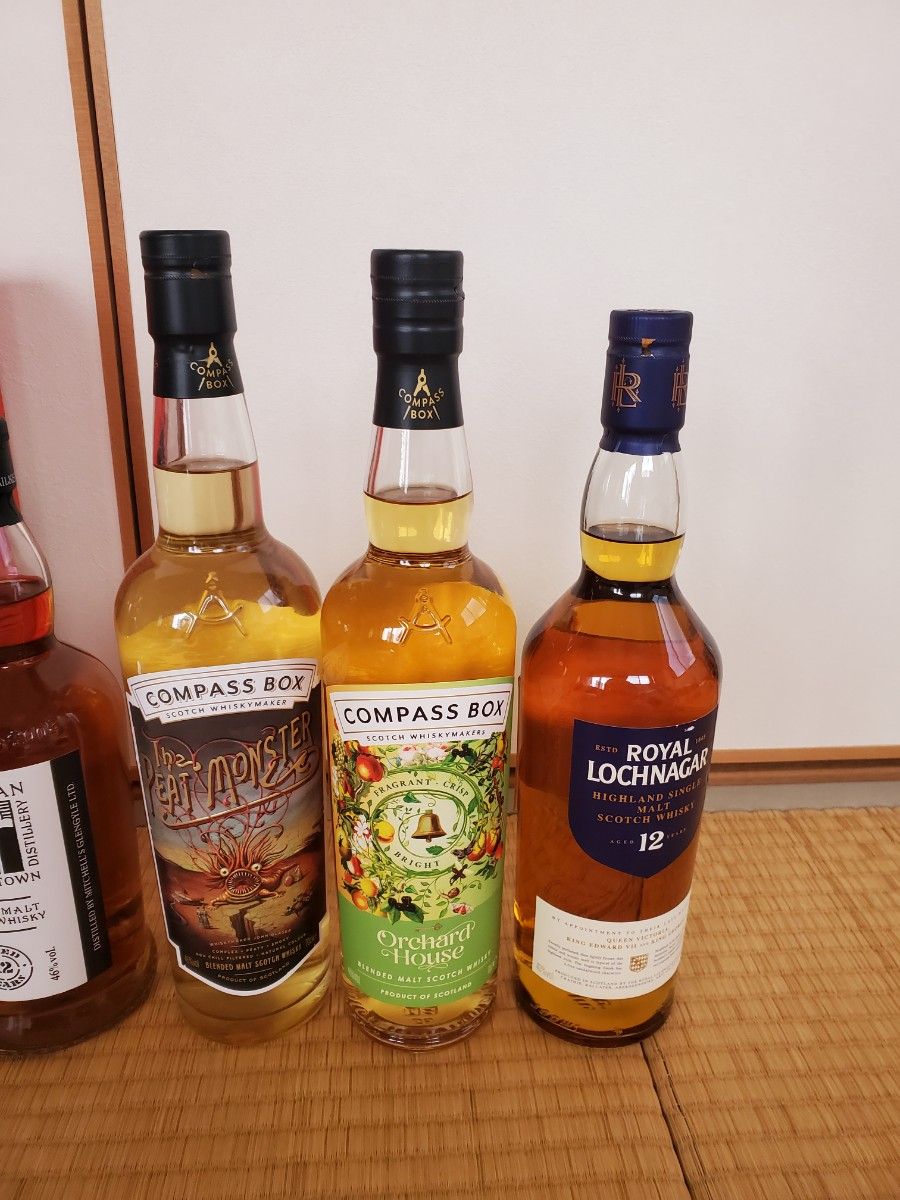 キルケラン12年 コンパスボックス等 ウイスキー6本セット キルケラン12年 コンパスボックス等 ウイスキー6本セット