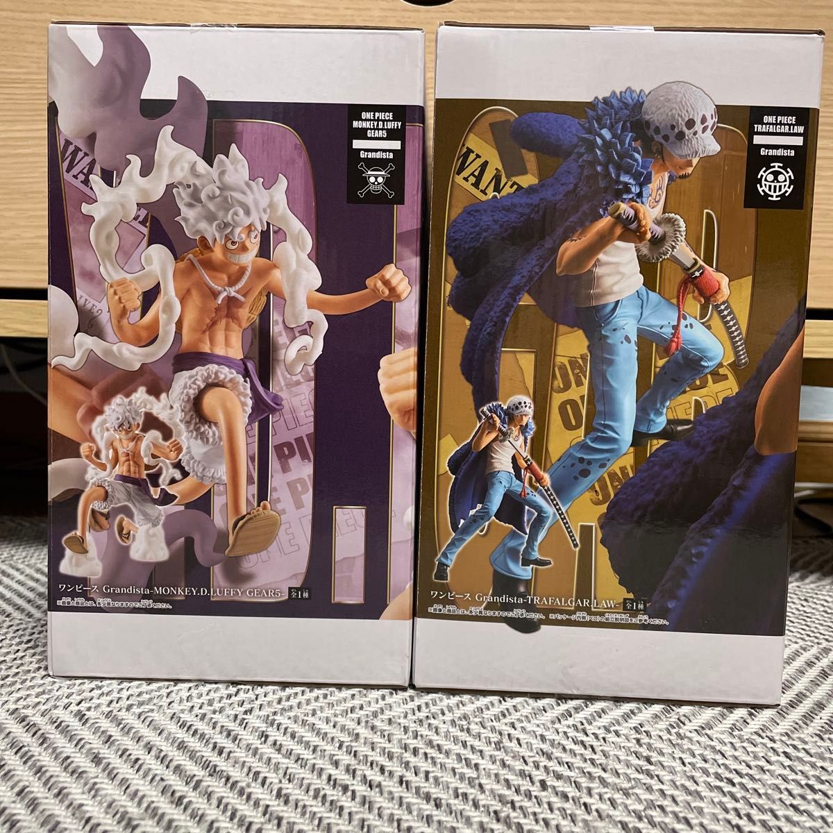 ワンピース Grandista ルフィ ギア5 ロー フィギュア 2体セット ワンピース Grandista ルフィ ギア5 ロー フィギュア 2体セット