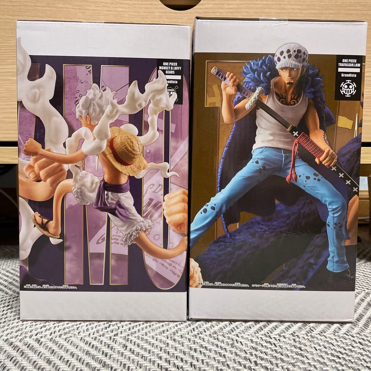 ワンピース Grandista ルフィ ギア5 ロー フィギュア 2体セット ワンピース Grandista ルフィ ギア5 ロー フィギュア 2体セット