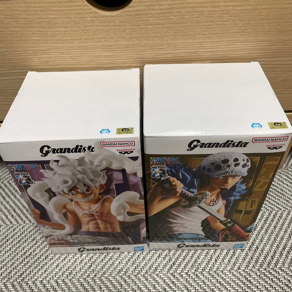 ワンピース Grandista ルフィ ギア5 ロー フィギュア 2体セット ワンピース Grandista ルフィ ギア5 ロー フィギュア 2体セット