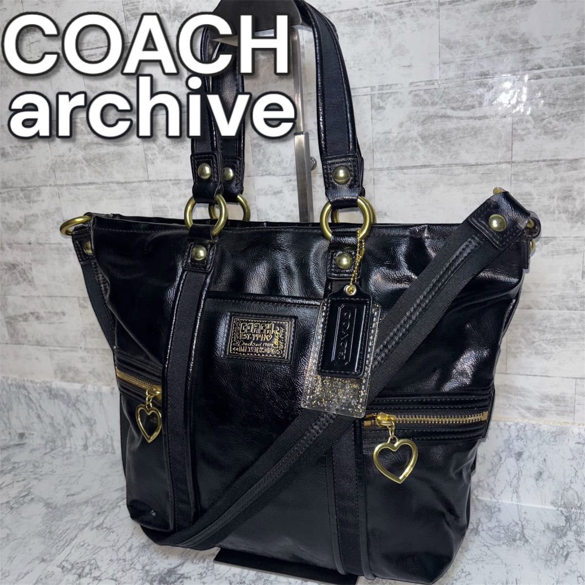 00s archive coach leather y2k デイジーポピー ショルダー 00s archive coach leather y2k デイジーポピー ショルダー
