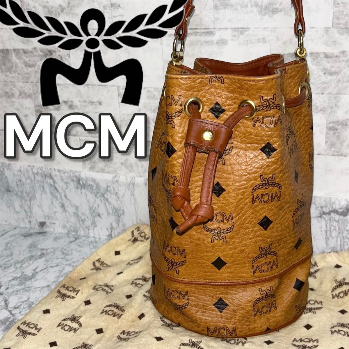 MCM エムシーエム ショルダーバッグ トートバッグ 巾着 バケツ型 MCM エムシーエム ショルダーバッグ トートバッグ 巾着 バケツ型