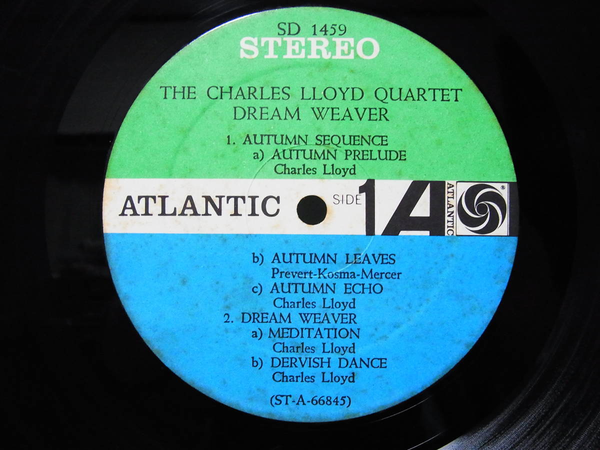 ... пластинка  THE CHARLES LLOYD QUARTET DREAM WEAVER ATLANTIC SD 1459 