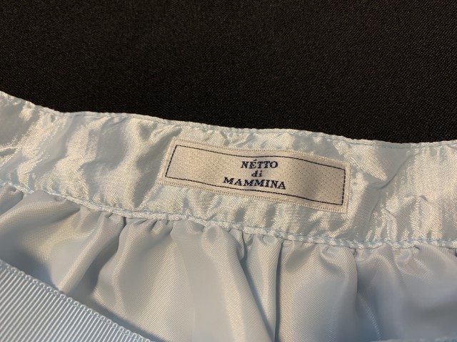 タグ付き￥11000 NETTO di MAMMINA 【ネットディマミーナ】 水色 オーガンジースカート M_画像5