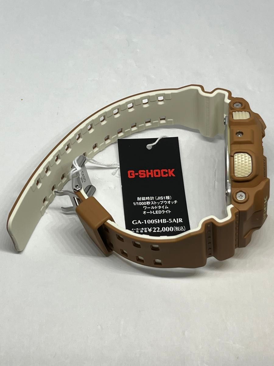 新品未使用】カシオ G-SHOCK 柴犬限定モデルGA-100SHB-5AJR 新品未使用】カシオ G-SHOCK 柴犬限定モデルGA-100SHB-5AJR