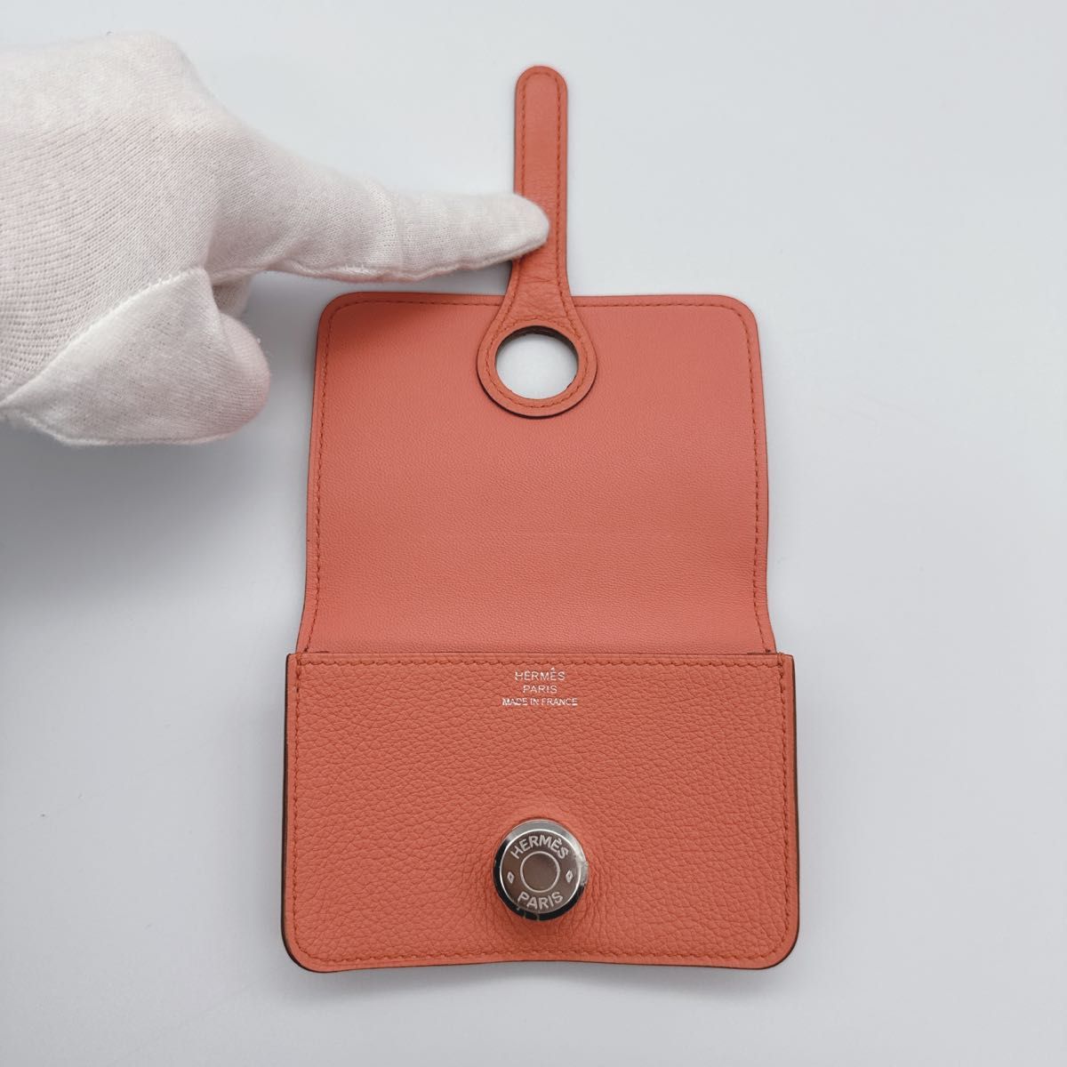 美品】HERMES エルメス ドゴン カードケース 名刺入れ コイン 美品】HERMES エルメス ドゴン カードケース 名刺入れ コイン