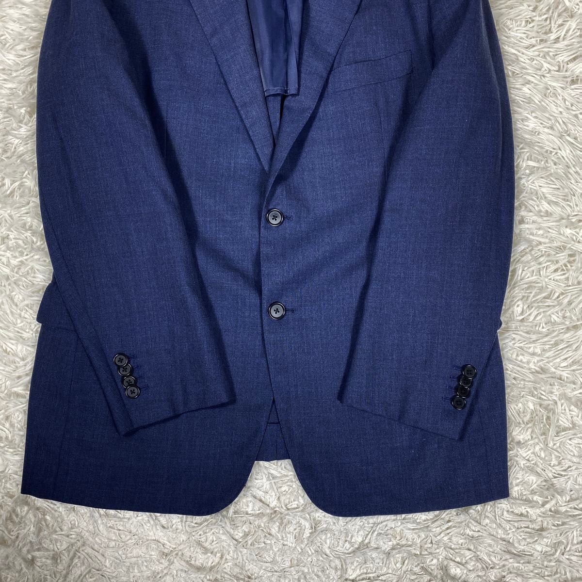 バーニーズニューヨーク セットアップスーツ ネイビー AB50(XL バーニーズニューヨーク セットアップスーツ ネイビー AB50(XL
