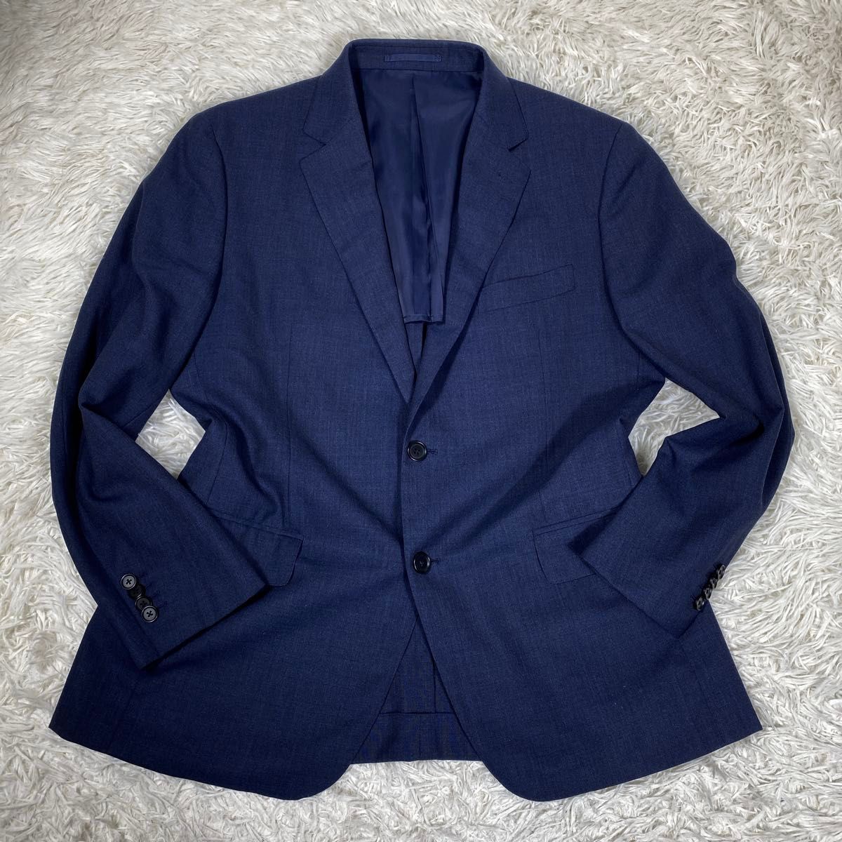 バーニーズニューヨーク セットアップスーツ ネイビー AB50(XL バーニーズニューヨーク セットアップスーツ ネイビー AB50(XL