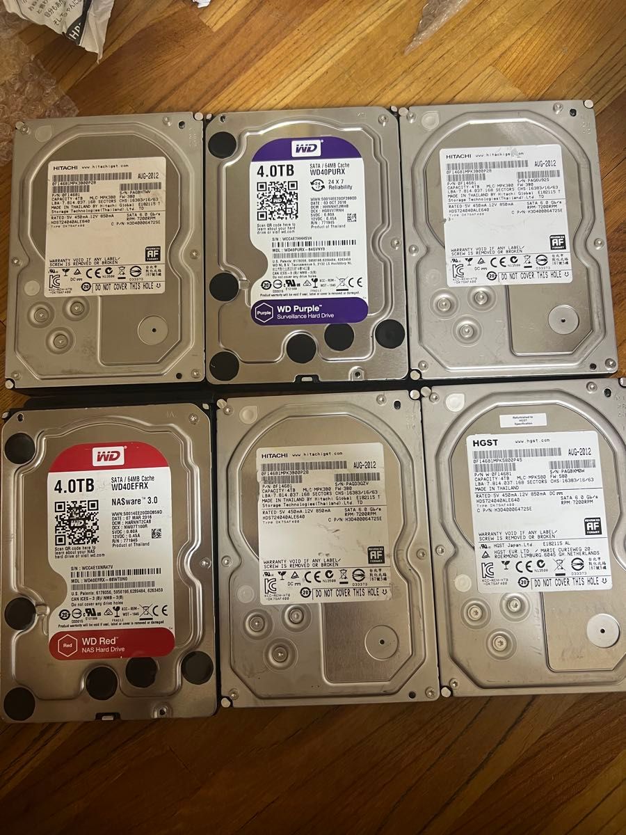 Hdd 4tb 6個 動作品から取り出す バラ売り可|Yahoo!フリマ(旧 Hdd 4tb 6個 動作品から取り出す バラ売り可|Yahoo!フリマ(旧