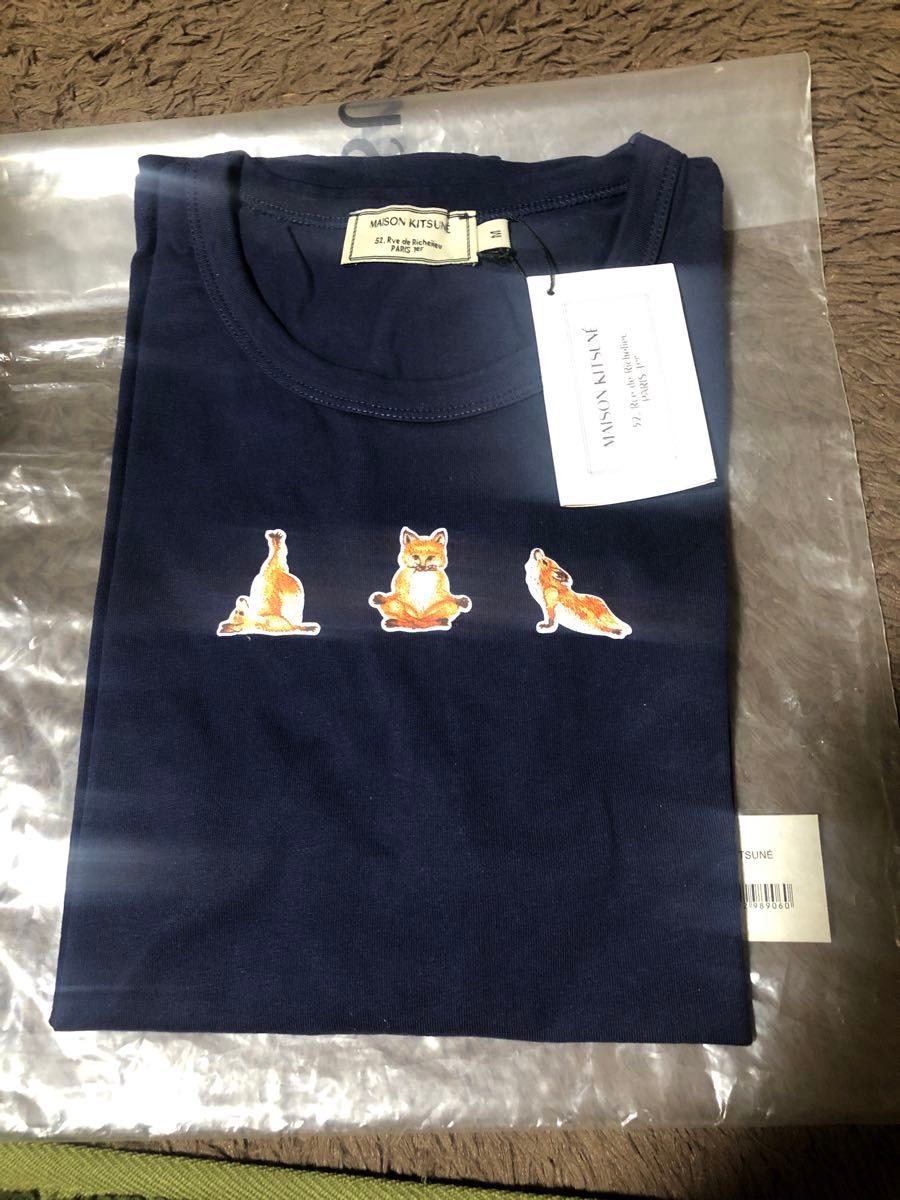 メゾンキツネ ヨガフォックスTシャツ M|Yahoo!フリマ(旧PayPay メゾンキツネ ヨガフォックスTシャツ M|Yahoo!フリマ(旧PayPay