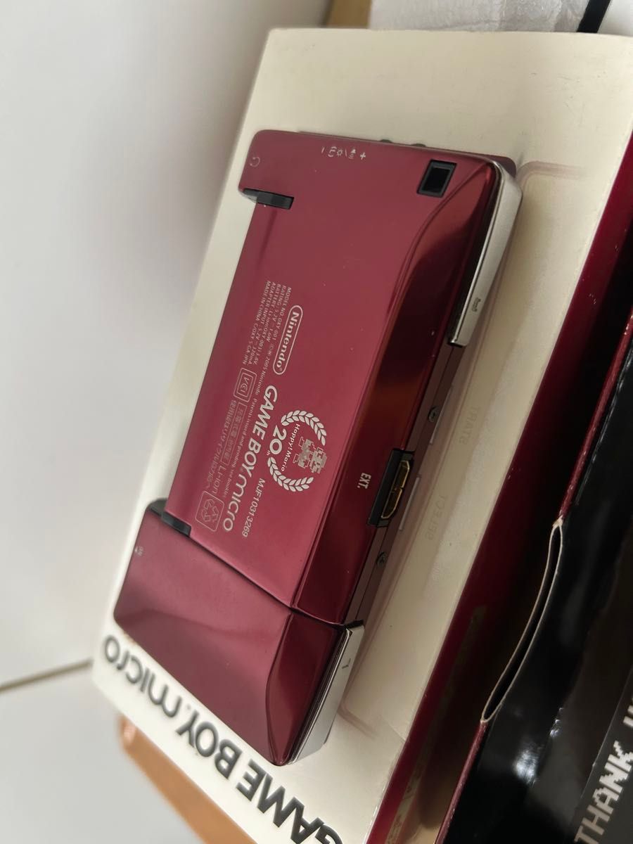 GAMEBOY micro ゲームボーイミクロ ファミコンバージョン 本体 GAMEBOY micro ゲームボーイミクロ ファミコンバージョン 本体