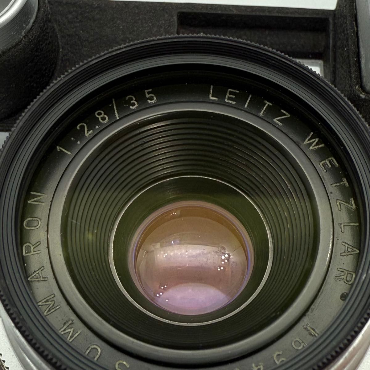 Leica SUMMARON 35mm f2 8 ライカ ズマロン Mマウント 眼鏡付き Leica SUMMARON 35mm f2 8 ライカ ズマロン Mマウント 眼鏡付き