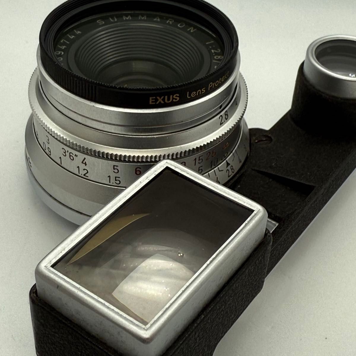 Leica SUMMARON 35mm f2 8 ライカ ズマロン Mマウント 眼鏡付き Leica SUMMARON 35mm f2 8 ライカ ズマロン Mマウント 眼鏡付き