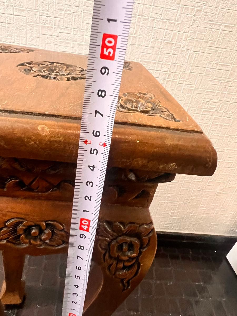 花台 サイドテーブル 高さ約46㎝位 木彫り 彫刻 飾り台 オブジェ 花台 サイドテーブル 高さ約46㎝位 木彫り 彫刻 飾り台 オブジェ