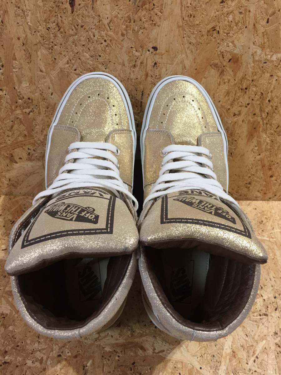 VANS BIG TONGUE SK8-Hi US10 GOLD ゴールド ヴァンズ ハイカット_画像6