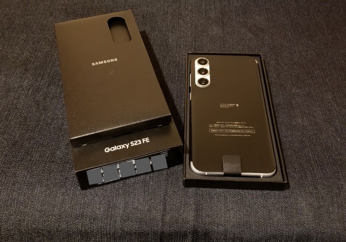 新品未使用/SIMフリー】au/UQ 5G Galaxy S23 FE SCG24/クリーム 新品未使用/SIMフリー】au/UQ 5G Galaxy S23 FE SCG24/クリーム