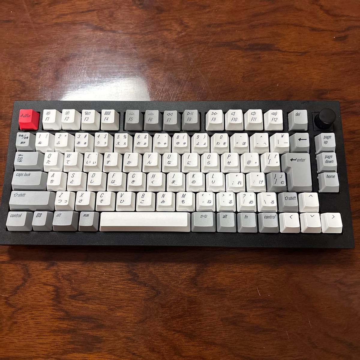 美品】Keychron Q1 QMK カスタム・メカニカルキーボード ノブ 美品】Keychron Q1 QMK カスタム・メカニカルキーボード ノブ