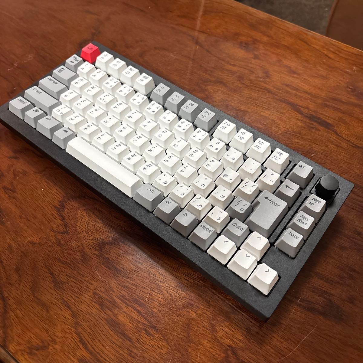 美品】Keychron Q1 QMK カスタム・メカニカルキーボード ノブ 美品】Keychron Q1 QMK カスタム・メカニカルキーボード ノブ