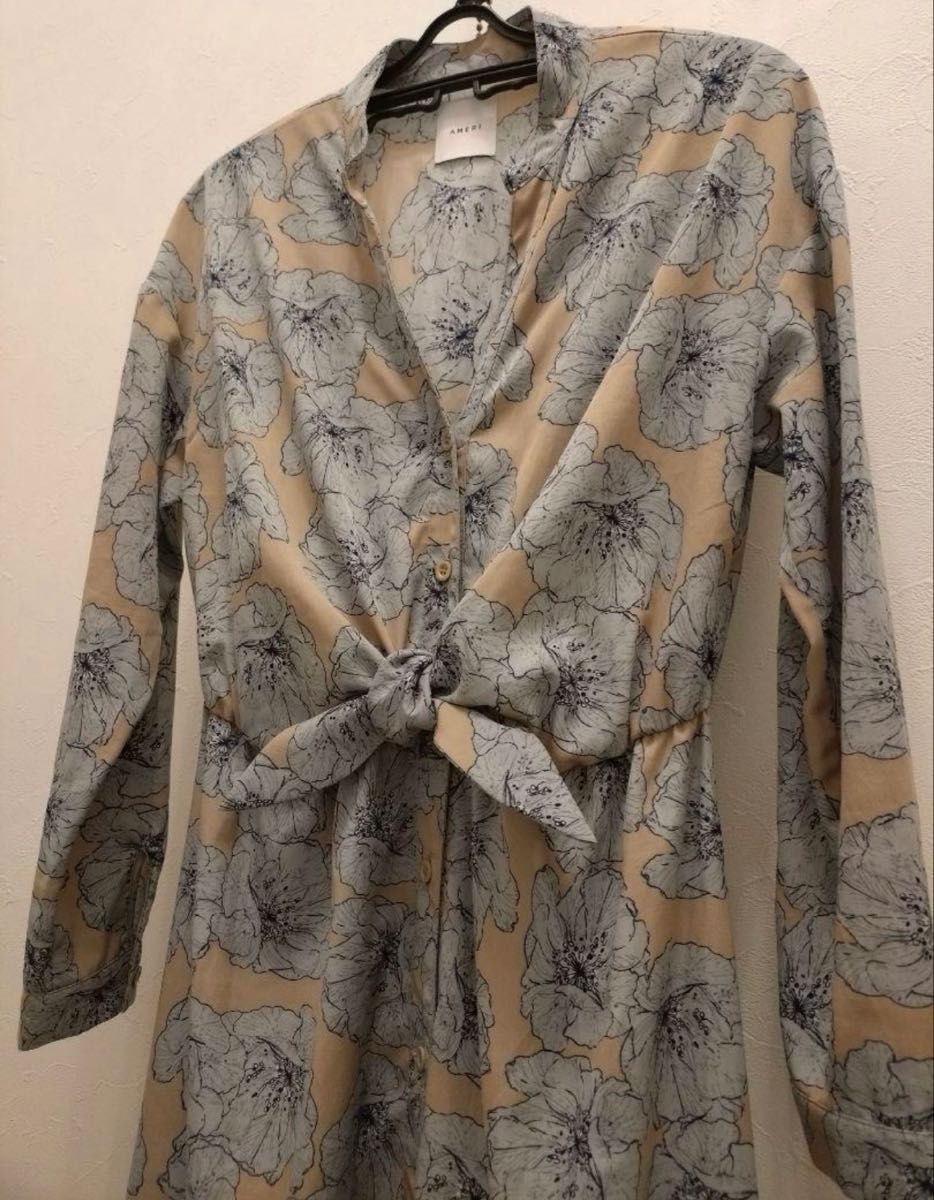 AMERI TIE SHIRT DRESS(アメリヴィンテージ タイ シャツ AMERI TIE SHIRT DRESS(アメリヴィンテージ タイ シャツ