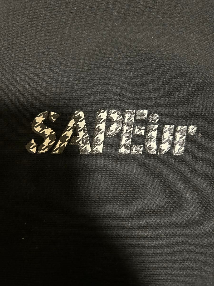 SAPEur HOUNDS TOOTH HEAD CREWSWEAT ロッドマン サプール 千鳥 SAPEur HOUNDS TOOTH HEAD CREWSWEAT ロッドマン サプール 千鳥