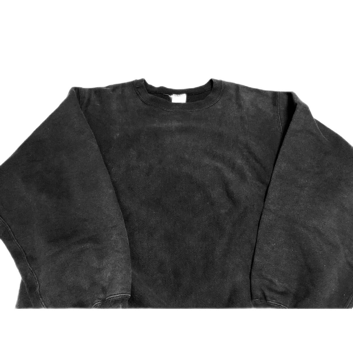 90sチャンピオンリバースウィーブ刺繍タグ 目無しブラックBLK目 90sチャンピオンリバースウィーブ刺繍タグ 目無しブラックBLK目