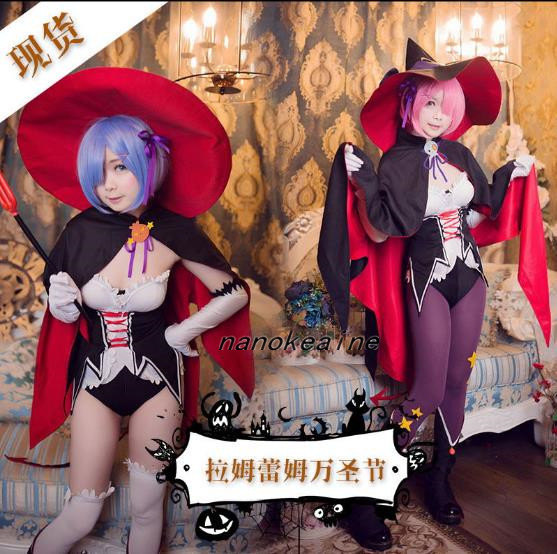 保存版】 リゼロ コスプレ衣装 ハロウィン MF文庫 ラム 修正版高品質Re