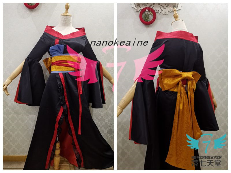 修正版高品質 ファイナルファンタジーXIV FF14 ヨツユ Yotsuyu コスプレ衣装風(ウィッグ 靴別売り)_画像3