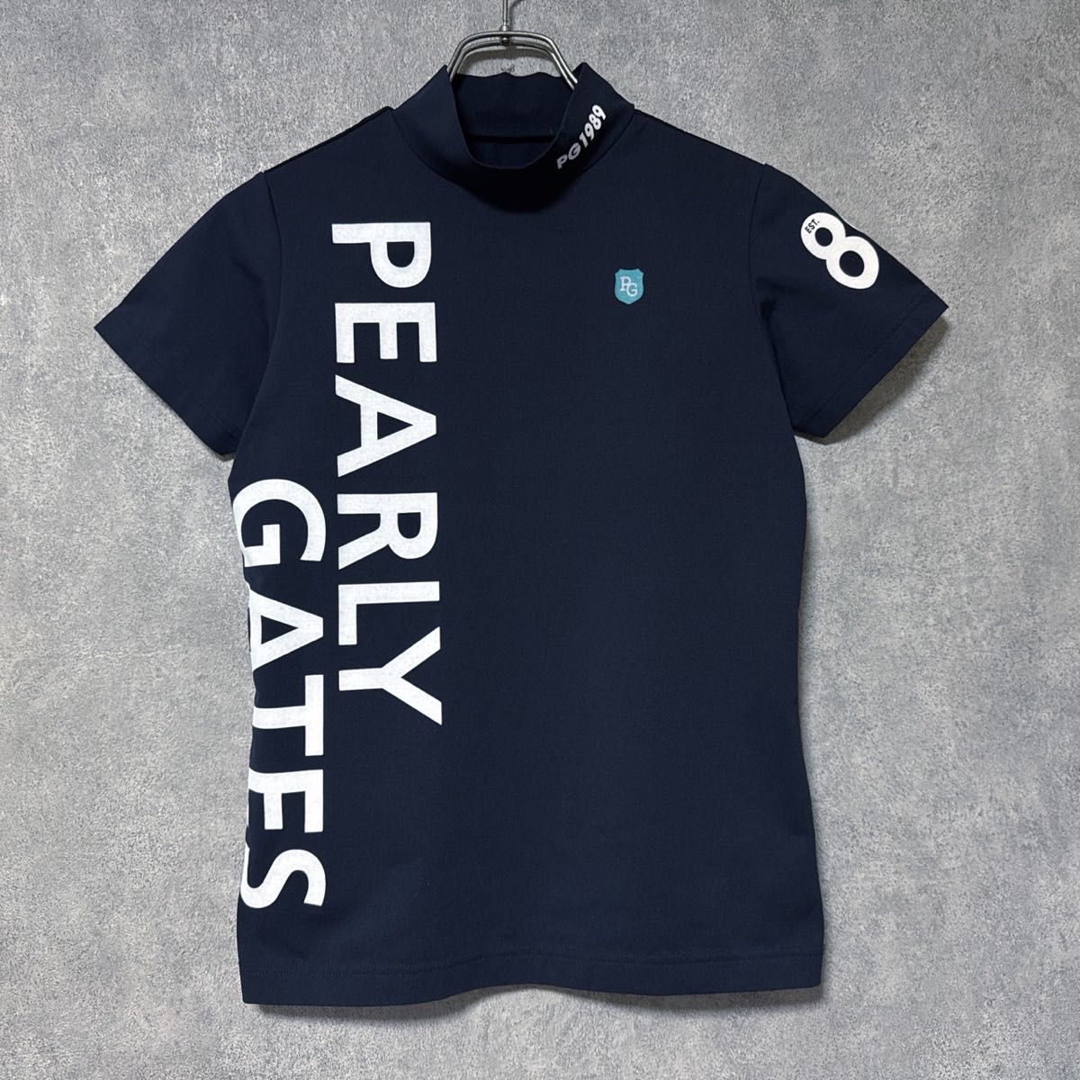 Pearly Gates パーリーゲイツ モックネック シャツ ロゴ ウェア Pearly Gates パーリーゲイツ モックネック シャツ ロゴ ウェア