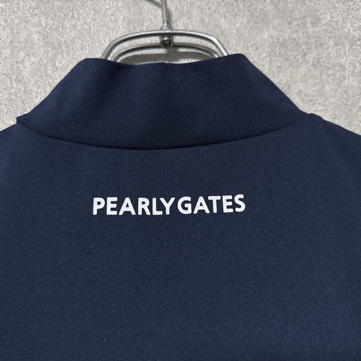 Pearly Gates パーリーゲイツ モックネック シャツ ロゴ ウェア Pearly Gates パーリーゲイツ モックネック シャツ ロゴ ウェア