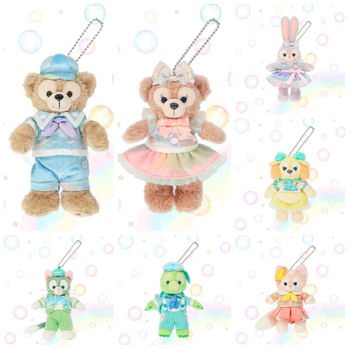 ディズニー ダッフィー 20周年 カラフルハピネス ぬいぐるみ ディズニー ダッフィー 20周年 カラフルハピネス ぬいぐるみ