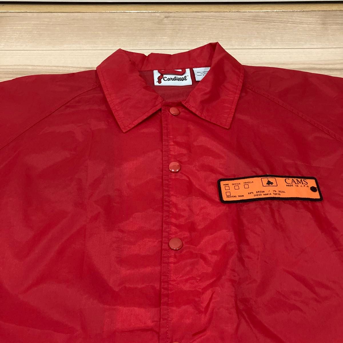 美品 CAMS SAMS×CHALLENGER コーチジャケット L レッド|Yahoo 美品 CAMS SAMS×CHALLENGER コーチジャケット L レッド|Yahoo