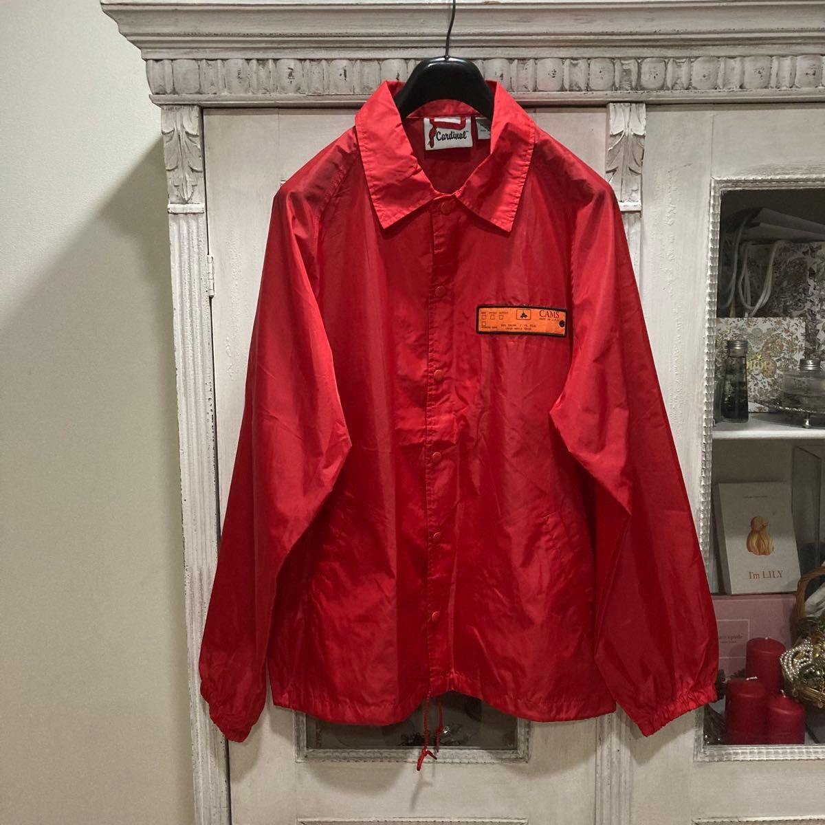 美品 CAMS SAMS×CHALLENGER コーチジャケット L レッド|Yahoo 美品 CAMS SAMS×CHALLENGER コーチジャケット L レッド|Yahoo