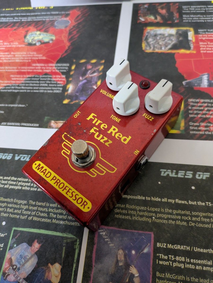 激レア】MAD PROFESSOR Fire Red Fuzz Thomas Raggi|Yahoo 激レア】MAD PROFESSOR Fire Red Fuzz Thomas Raggi|Yahoo