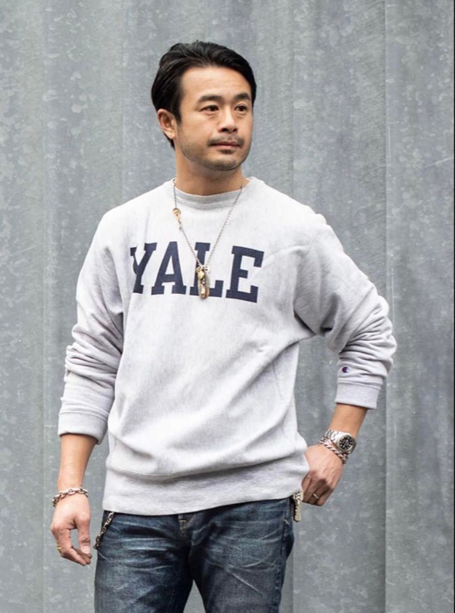 希少レアYALE 染み込み90s Champion リバースウィーブ L USA 希少レアYALE 染み込み90s Champion リバースウィーブ L USA
