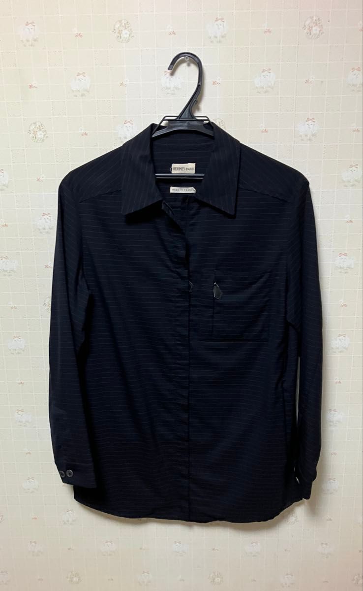 HERMES ネイビー ストライプ 長袖シャツ shirts margiela|Yahoo HERMES ネイビー ストライプ 長袖シャツ shirts margiela|Yahoo