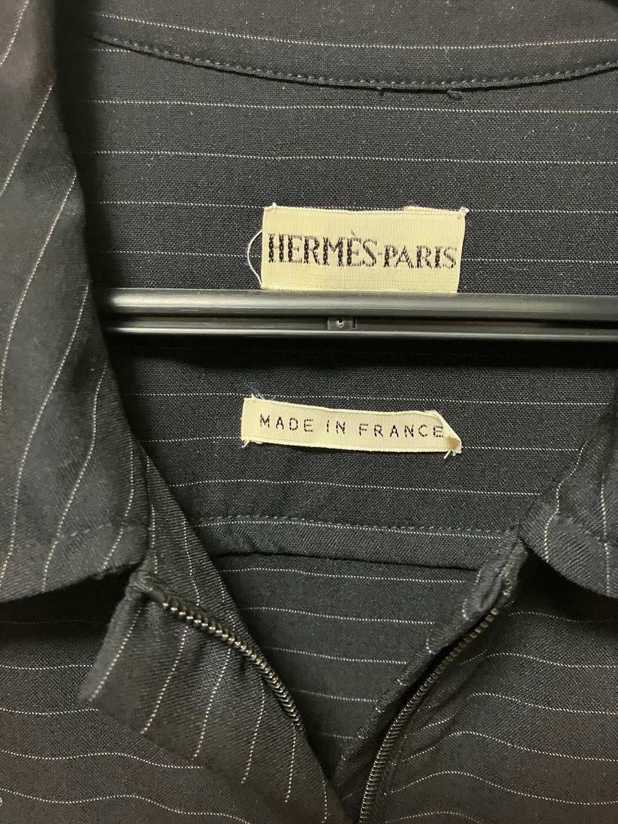 HERMES ネイビー ストライプ 長袖シャツ shirts margiela|Yahoo HERMES ネイビー ストライプ 長袖シャツ shirts margiela|Yahoo